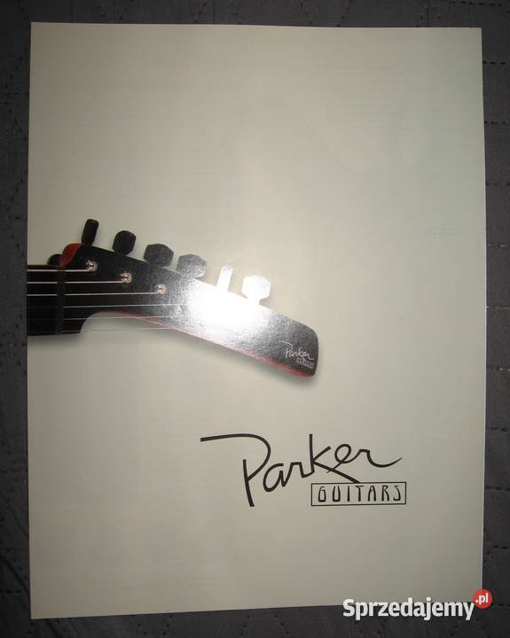 Parker Guitars katalog gitarplakat