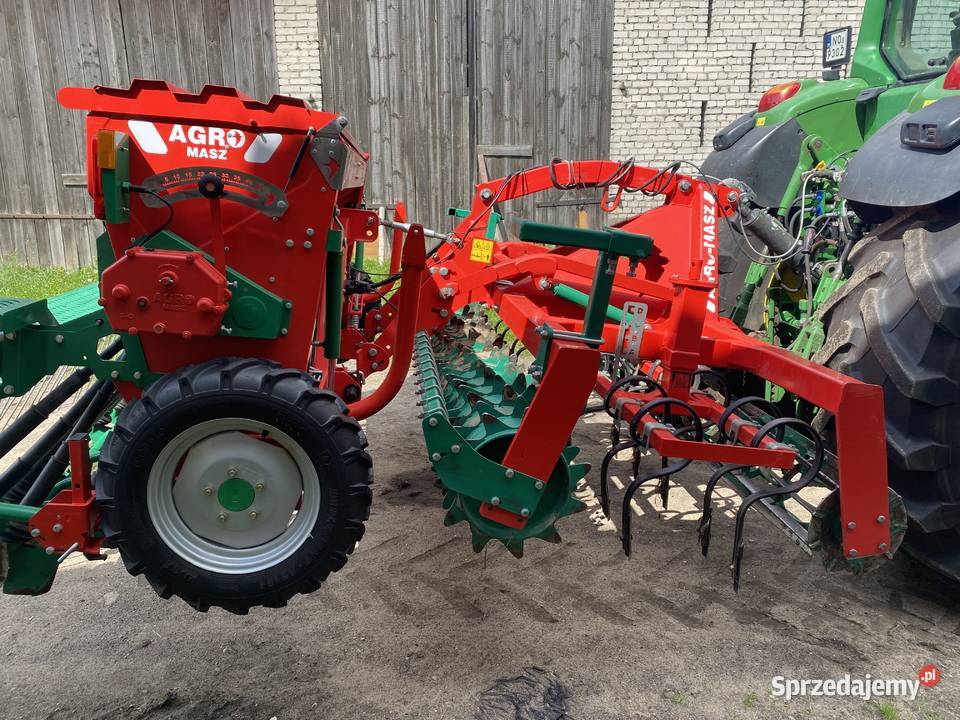 Agregat uprawowo siewny Agro masz sr 300 3m Krotoszyny