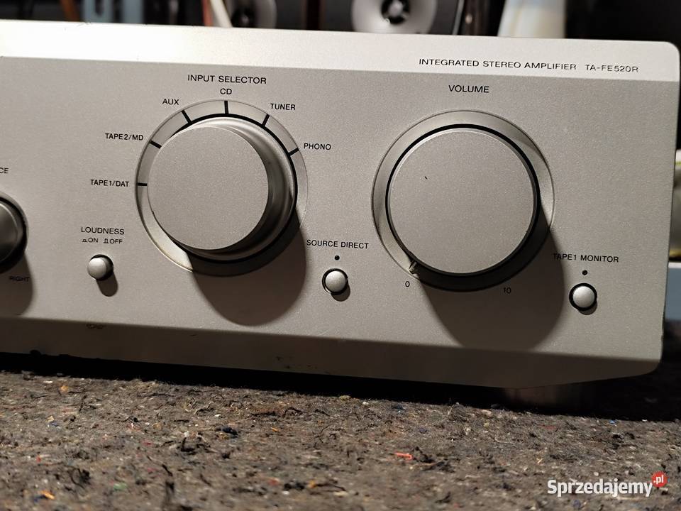 wzmacniacz Sony TAFE 520R Silver Mosty