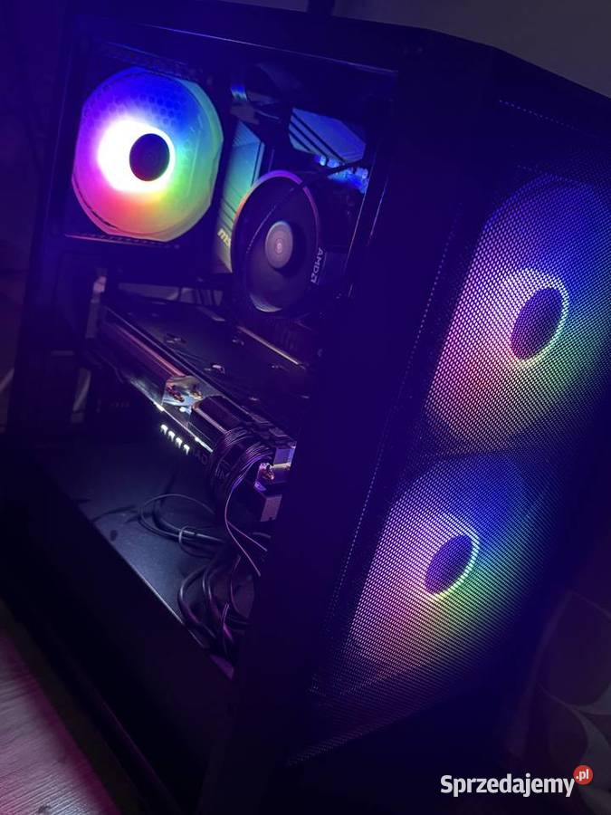 Komputer gamingowy RX 7700 XT 2 monitory i Wrocław