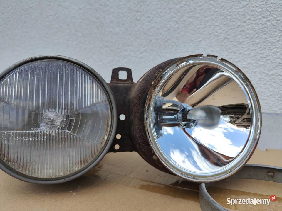 Lampa prawa BMW E30 wąska halogen HELLA Lampy przednie Kielcza
