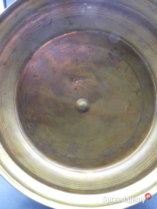 okazały kamionkowy młynek do kawy sygnowany Poznań