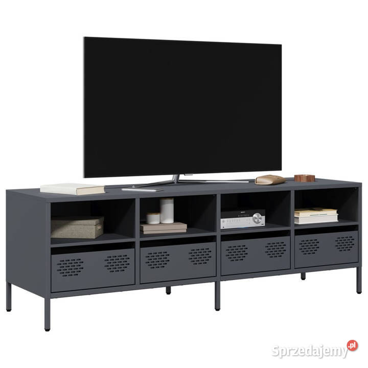 Szafka RTV antracyt 135x39x435 stal walcowana na mazowieckie Warszawa