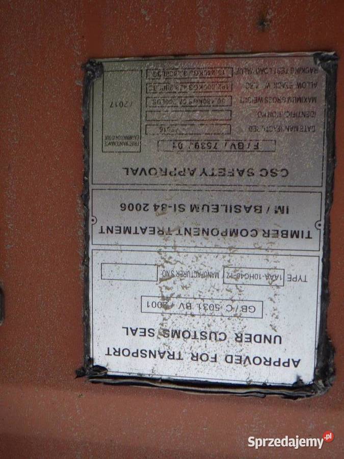 Kontenery morskie 12 metrowe 40HC używane Gliwice