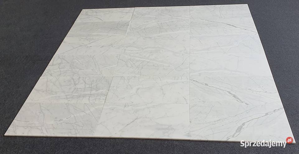 Płytki marmurowe Bianco Calacatta Matowe Bielawa