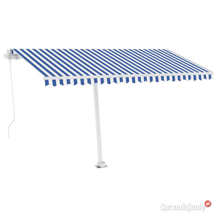 Ręcznie zwijana markiza z LED 400 x 350 mazowieckie Warszawa