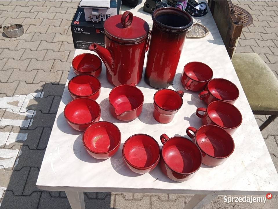 Zestaw ceramiki porcelany Luxemburg PRL zabytek małopolskie Kęty