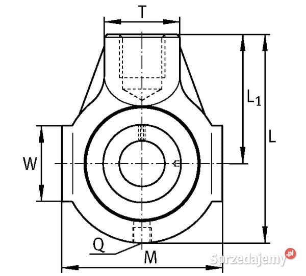 Panewka łożyska GGHE10