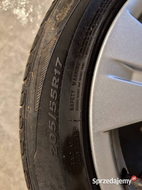 ALUFELGI OPONY LETNIE R17 RENAULT SCENIC Brzesko