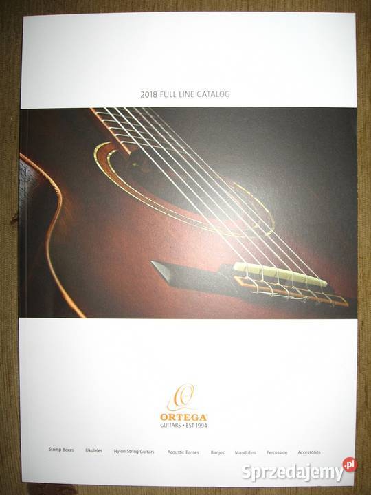 Ortega zestaw katalogów gitar Kępice