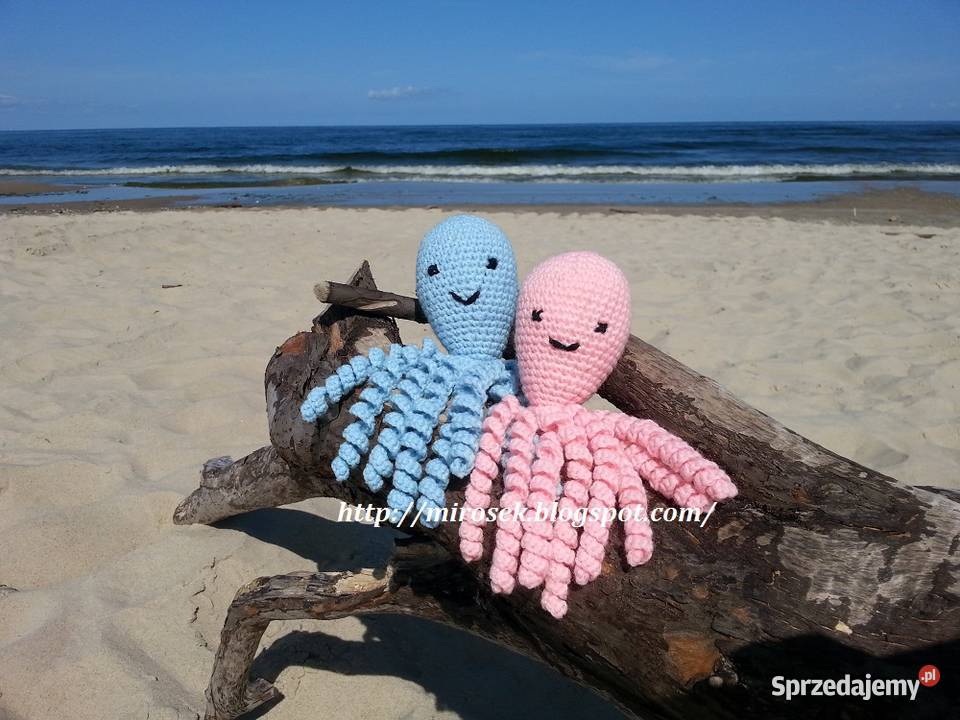 Ośmiornica ośmiorniczka na szydełku ręcznie Łódź sprzedam