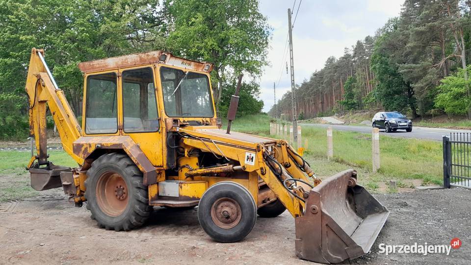 koparko ładowarka case IH krokodyl silnik Grotów