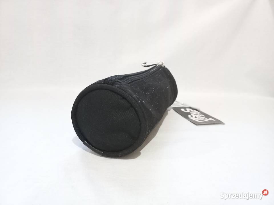 Piórnik czarne Kosmetyczka rączka Unisex NOWE