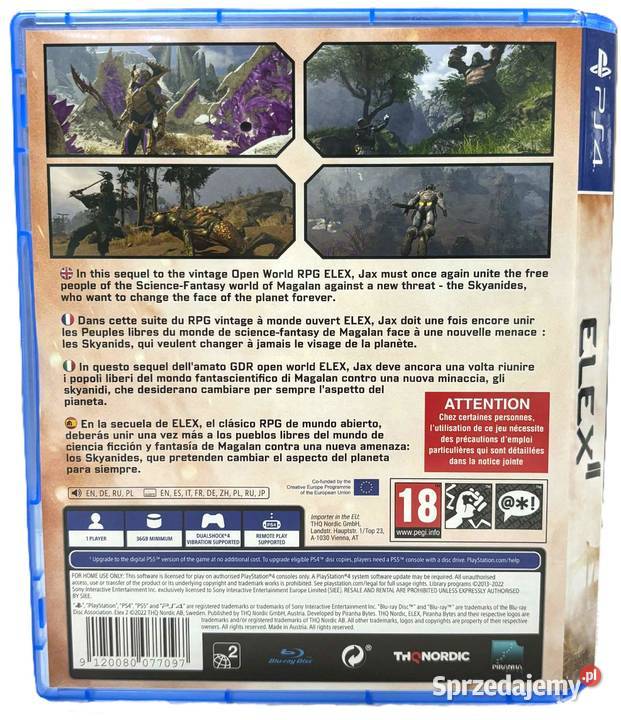 Gra 4 Elex2 Gry na konsole Elbląg