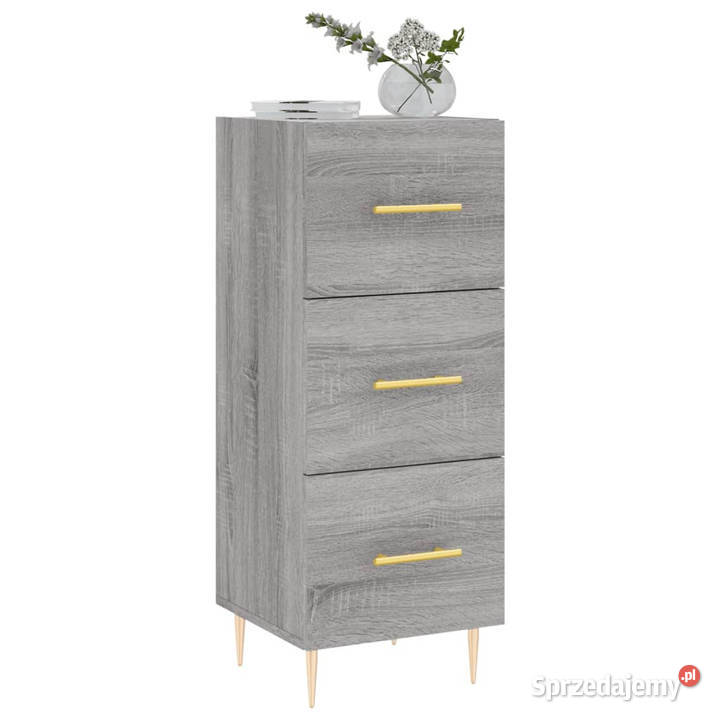 Szafka szary dąb sonoma 345x34x90 materiał