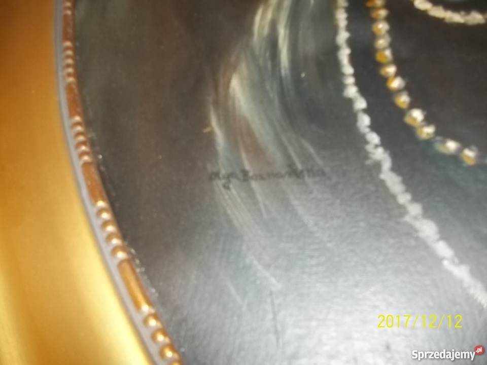 Obraz olejny Dama duży 114x80 Lublin