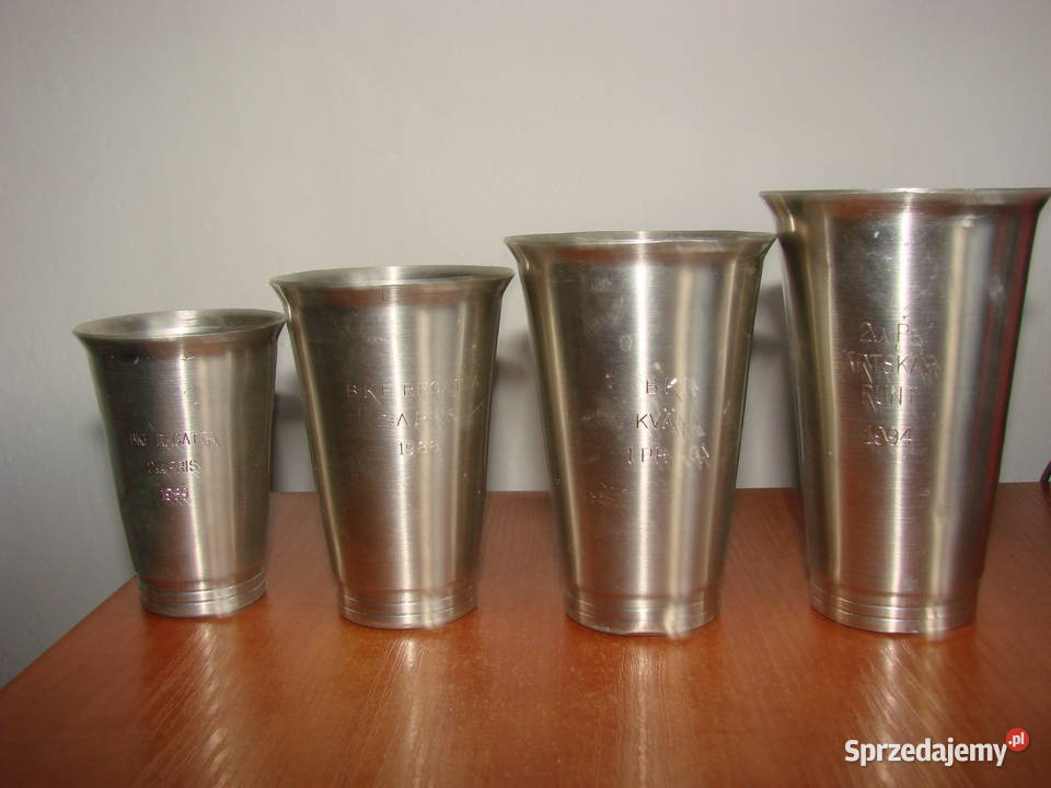 cynowe kubeczki Pruszcz Gdański