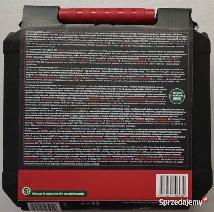 PARKSIDE PBSA 20Li A1 wiertarkowkrętarka Ełk sprzedam