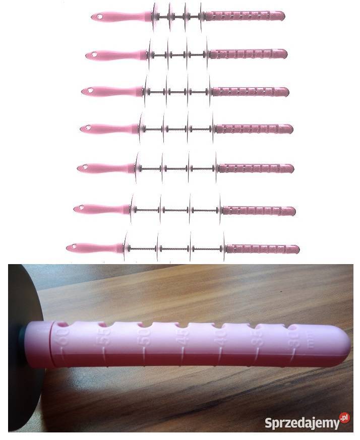 wałek regulowany do cięcia ciasta na paski 4 Oleśnica