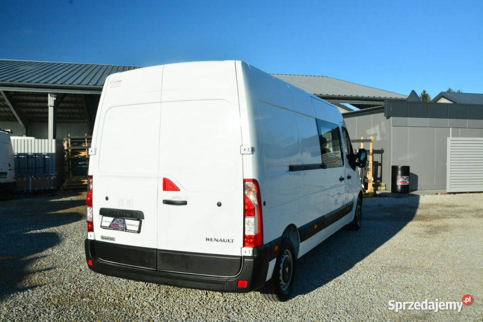 Renault Master 7 osobowy brygadówka doka pełna biały mazowieckie