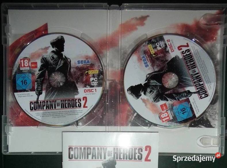 Company of heroes 2 PC DVD BOX 2013 płyty nowe Rzeszów