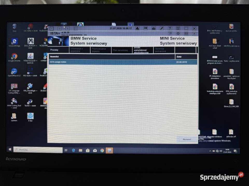 Laptop diagnostyczny BMWVAG i inne dolnośląskie Wrocław