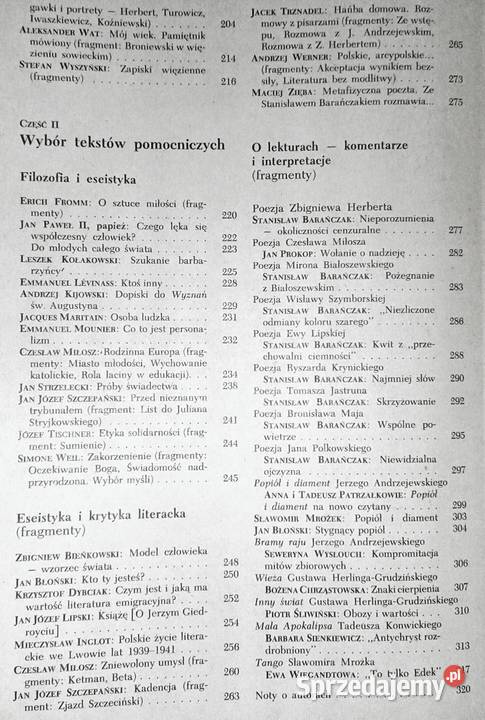 Literatura współczesna źle obecna w szkole B Rok wydania 1991 lubelskie Chełm