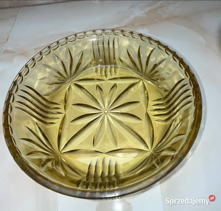 Salaterka miska owocarka Carnival Glass To szkło Porcelana i szkło pomorskie Gdańsk