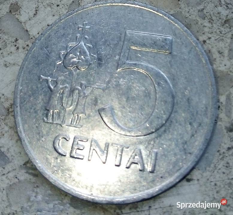 LITWA 5 CENTAI 1991 rAL Numizmatyka Legionowo