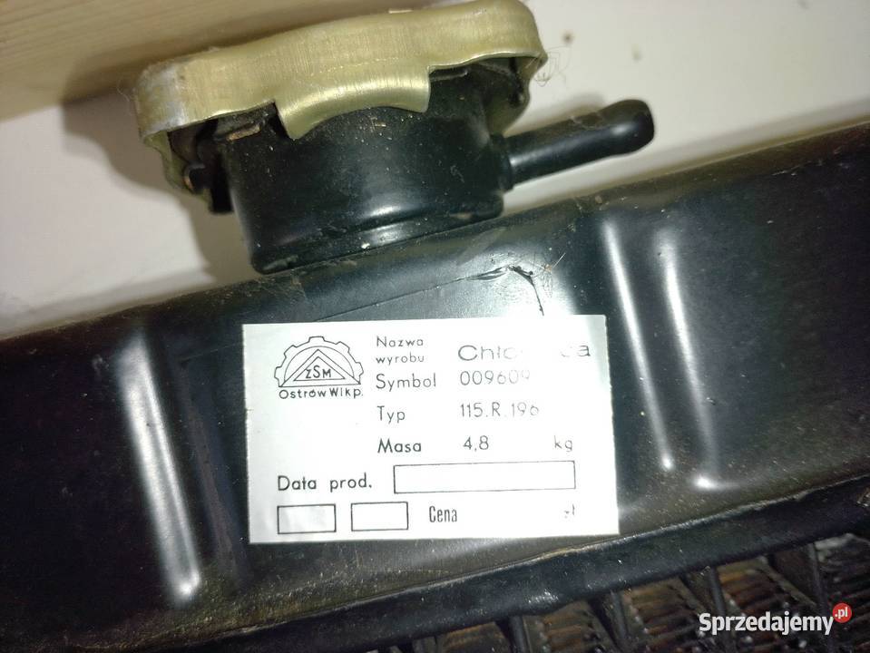 Fiat 125 p chłodnica wody nowa PRL Chłodnie wody podkarpackie