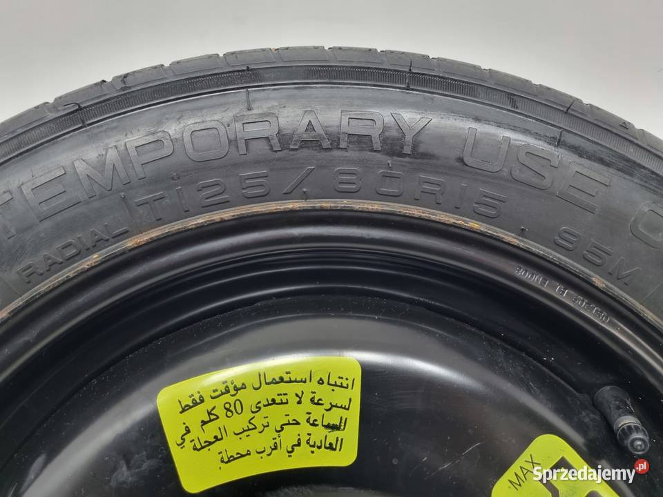 KOŁO DOJAZDOWE Peugeot 207 Citroen C3 dojazdówka Koła Chełm