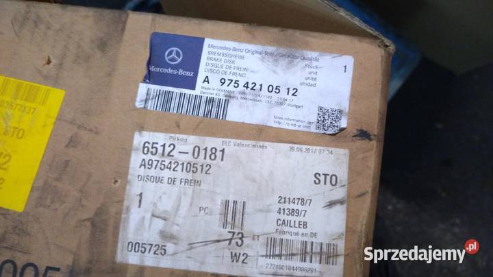 TARCZA HAMULCOWA MERCEDES ATEGO ATEGO 2 ATEGO 3 Bielsko-Biała