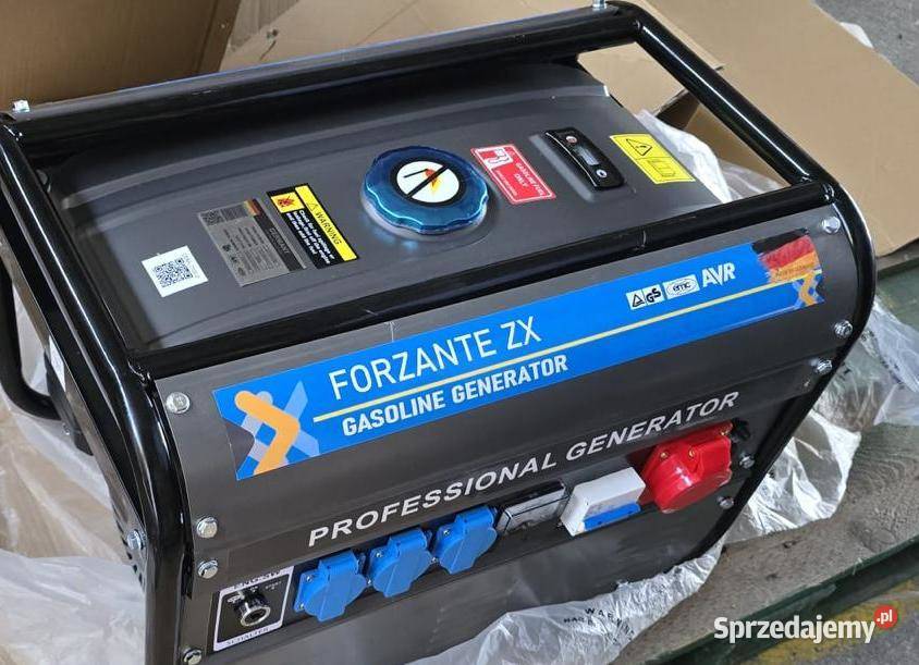 Agregat benzynowy FORZANTE ZX 230V Dom i Ogród Słubice sprzedam