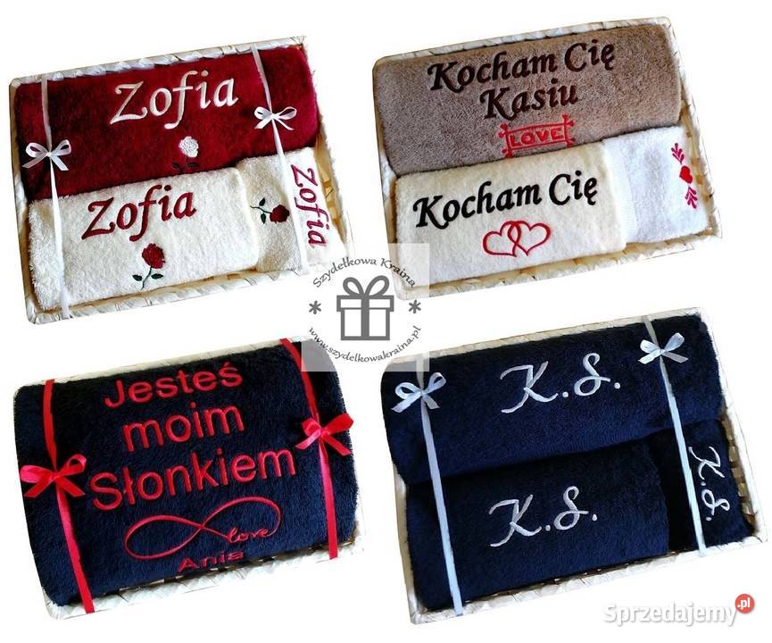 Prezent na Dzień Chłopaka Walentynki ręcznik z Akcesoria łazienkowe kujawsko-pomorskie Toruń