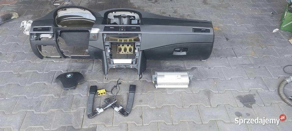 Deska kokpit airbag napinacz BMW 5 E60 osobowe Deski rozdzielcze, konsole