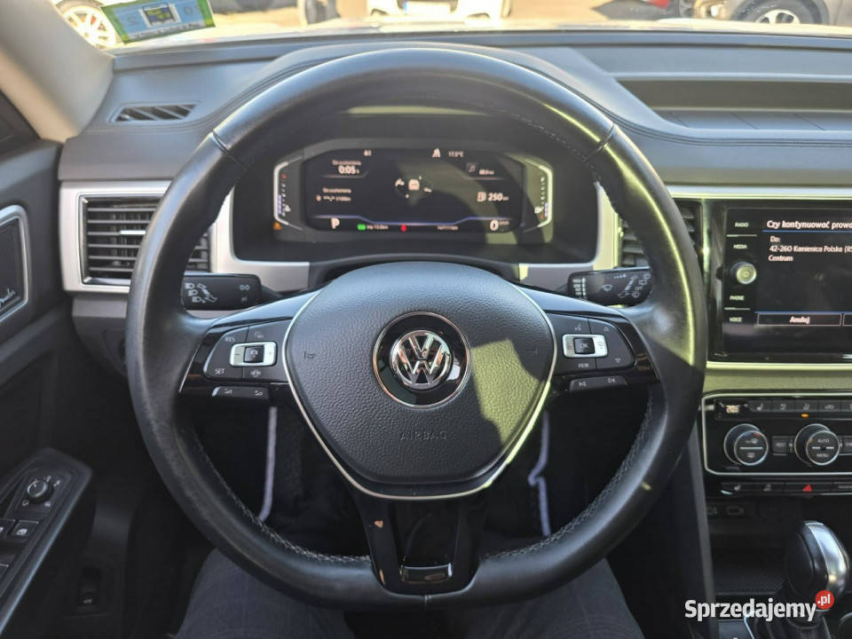 Volkswagen Atlas 36 Benzyna 280 Panorama 21 Full czujnik deszczu Słupsk
