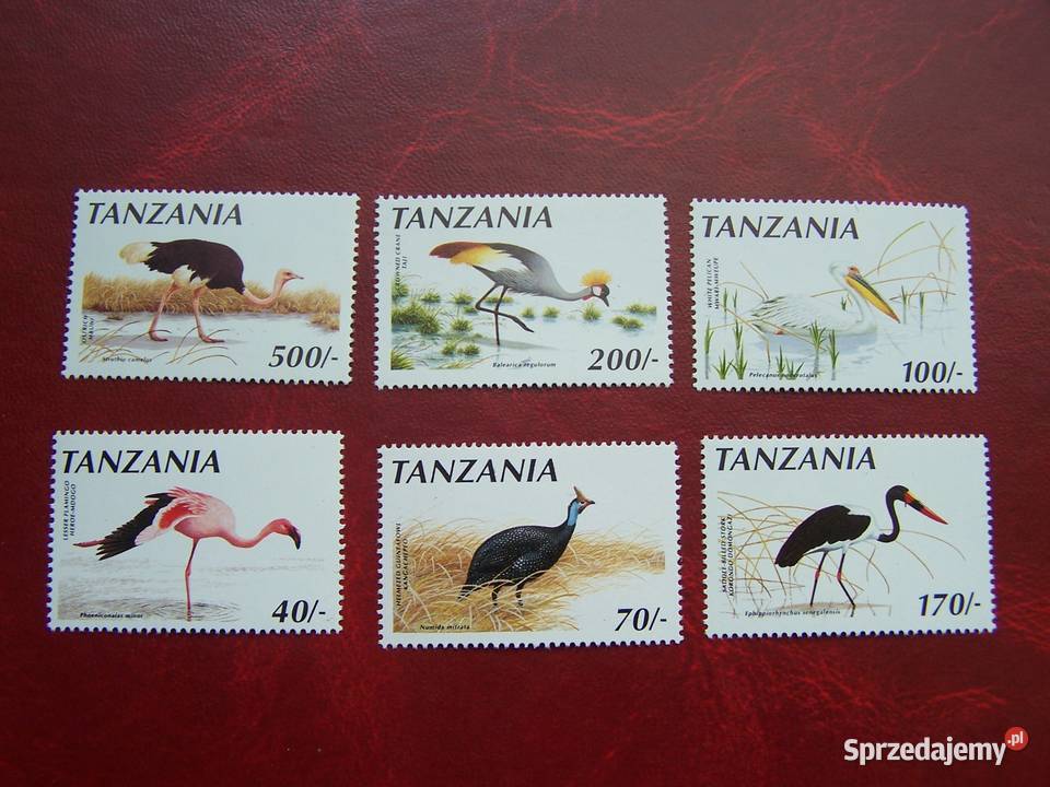 Tanzania 1990 MNH Mi74146 Fauna Ptaki Filatelistyka