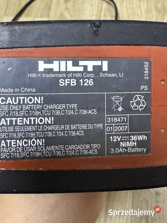 Wkrętarka aku Hilti Człuchów