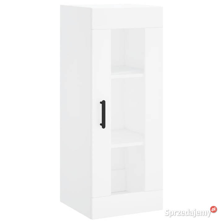 Wysoka szafka biała 345x34x180 materiał Warszawa