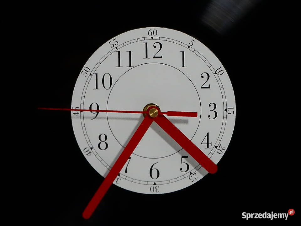 Zegar z płyty winylowej 12 LP klasyczny