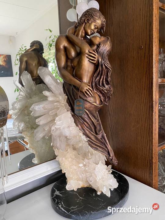 Ogromna Rzeźba z brązu kryształ górski Pozostałe Bystrzyca Kłodzka