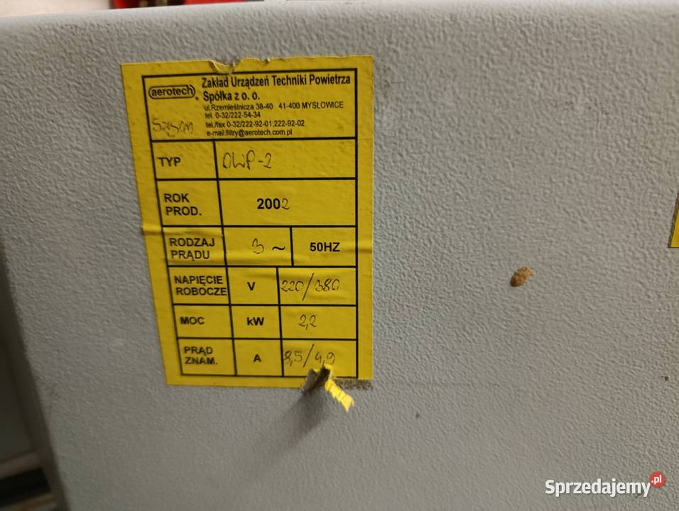 Wyciąg do trocin OPW 2 Aerotech Pozostałe Lublin sprzedam