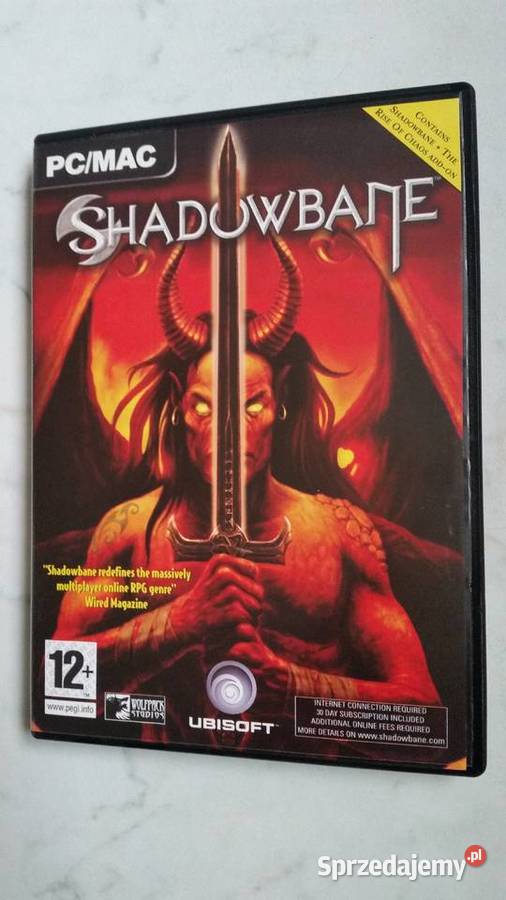 Gra SHADOWBANE PCMAC 2003 UBISOFT lubelskie Puławy