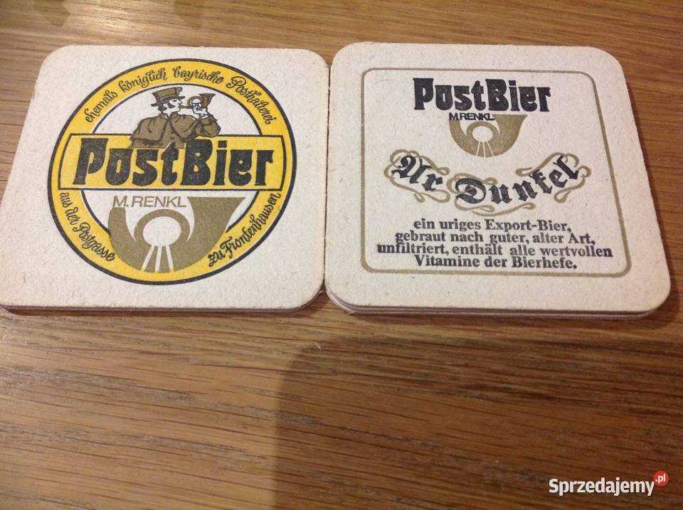 Stara Podkładka pod Piwo PostBier MRENKL 6 Nowa Sól sprzedam