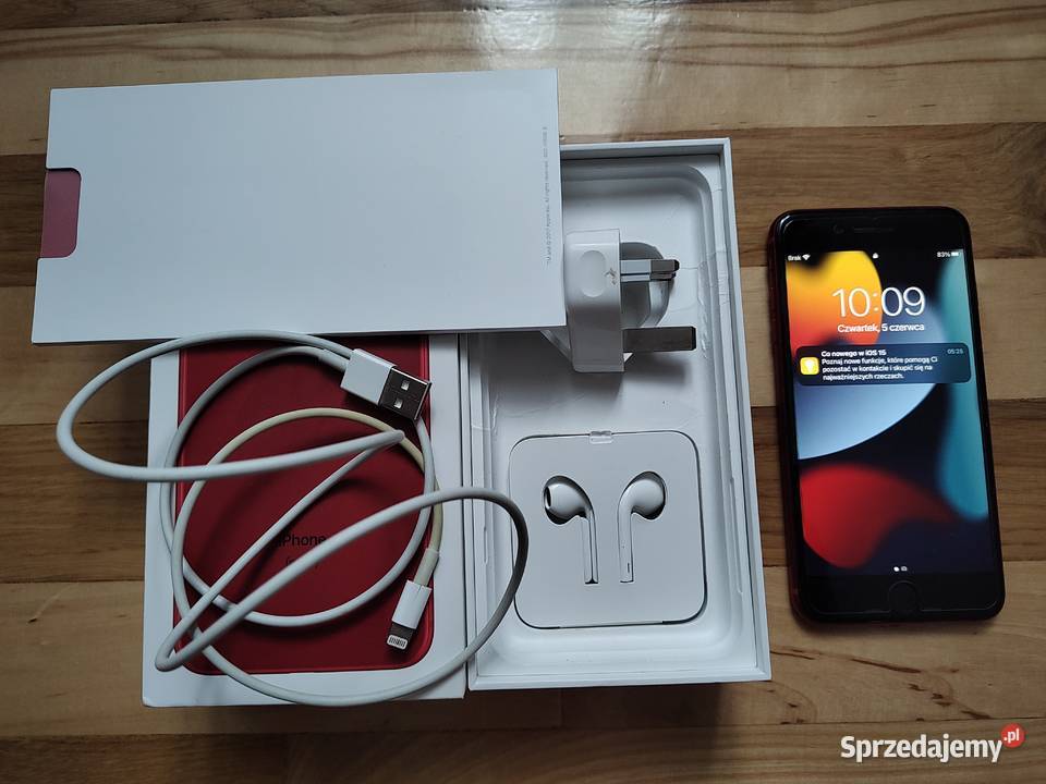 Iphone 8 plus czerwony 3gb 256gb A1897 Apple / iPhone Czerniejów-Kolonia