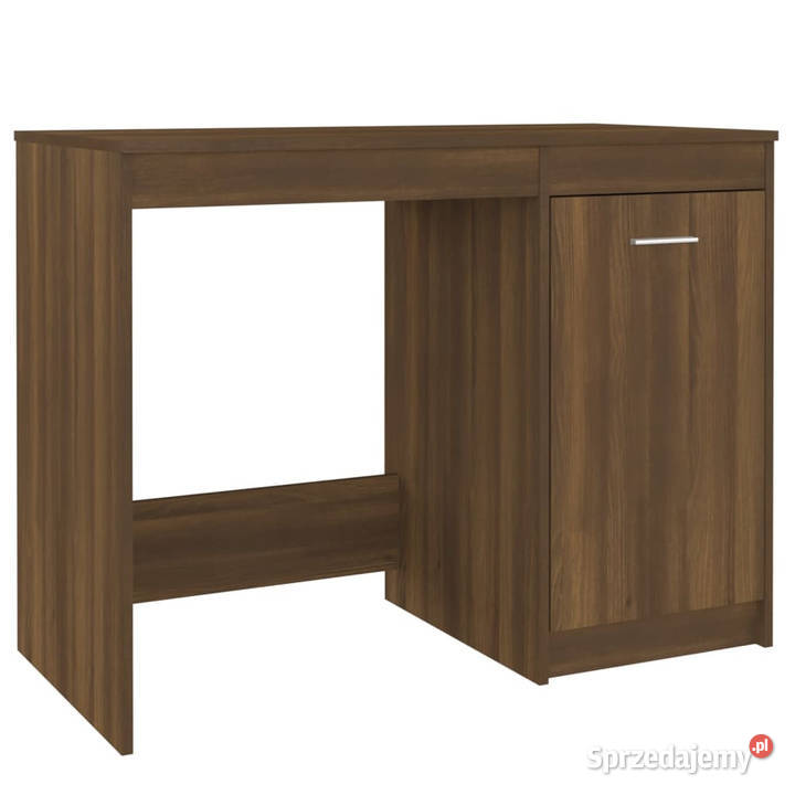 Biurko brązowy dąb 100x50x76 materiał Warszawa
