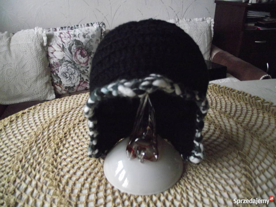 CZARNA CIEPŁA PILOTKA Z MELANŻEM autorskie Piła