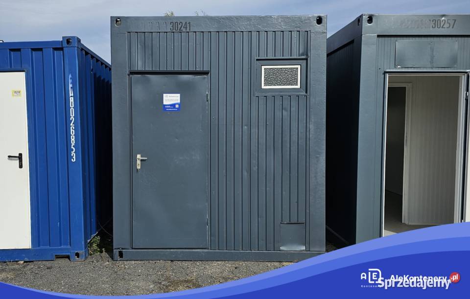 Kontener Pawilon SocjalnoBiurowy 6m używany Sierakowice