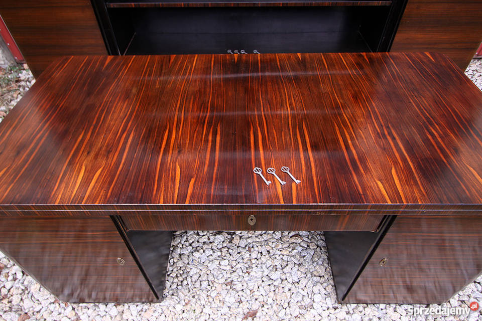 Gabinet art deco heban makassar biurko i