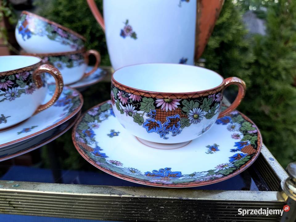 Dzbanek plus 4 filiżanki Jaworzyna Śląska Porcelana i szkło Klenica